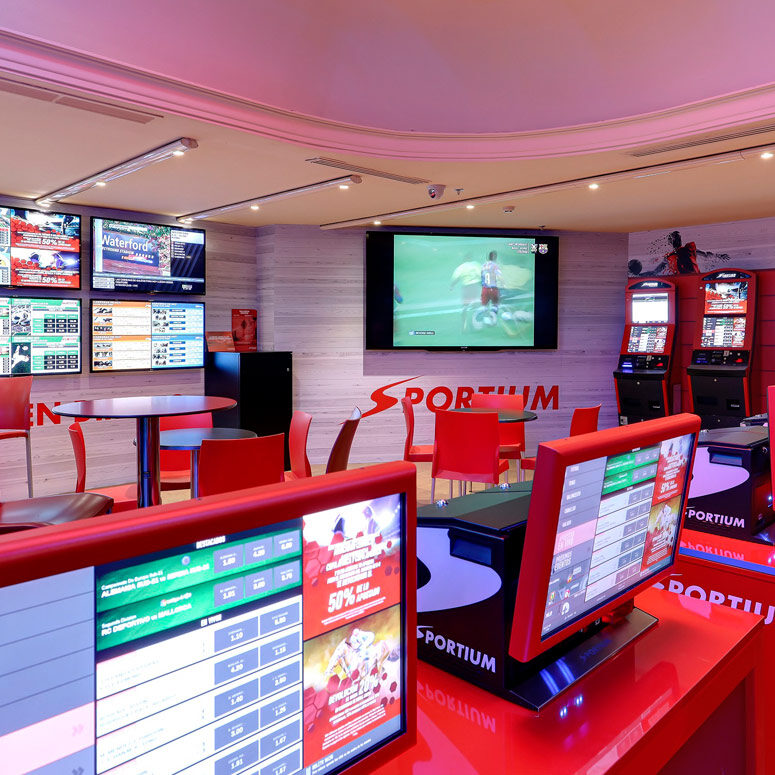 Interfaz de Sportium Apuestas